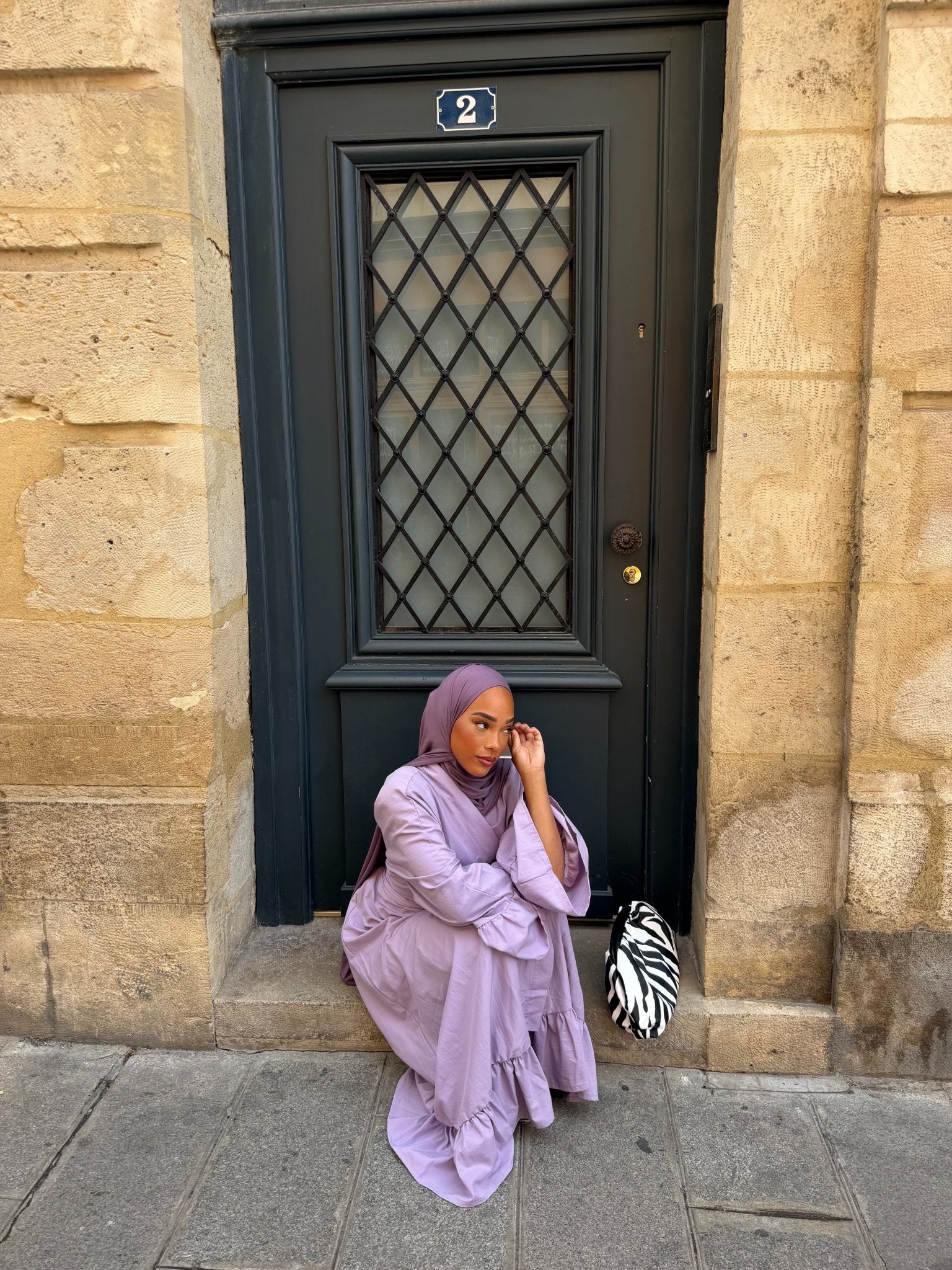Robe Alya - Violet lilas