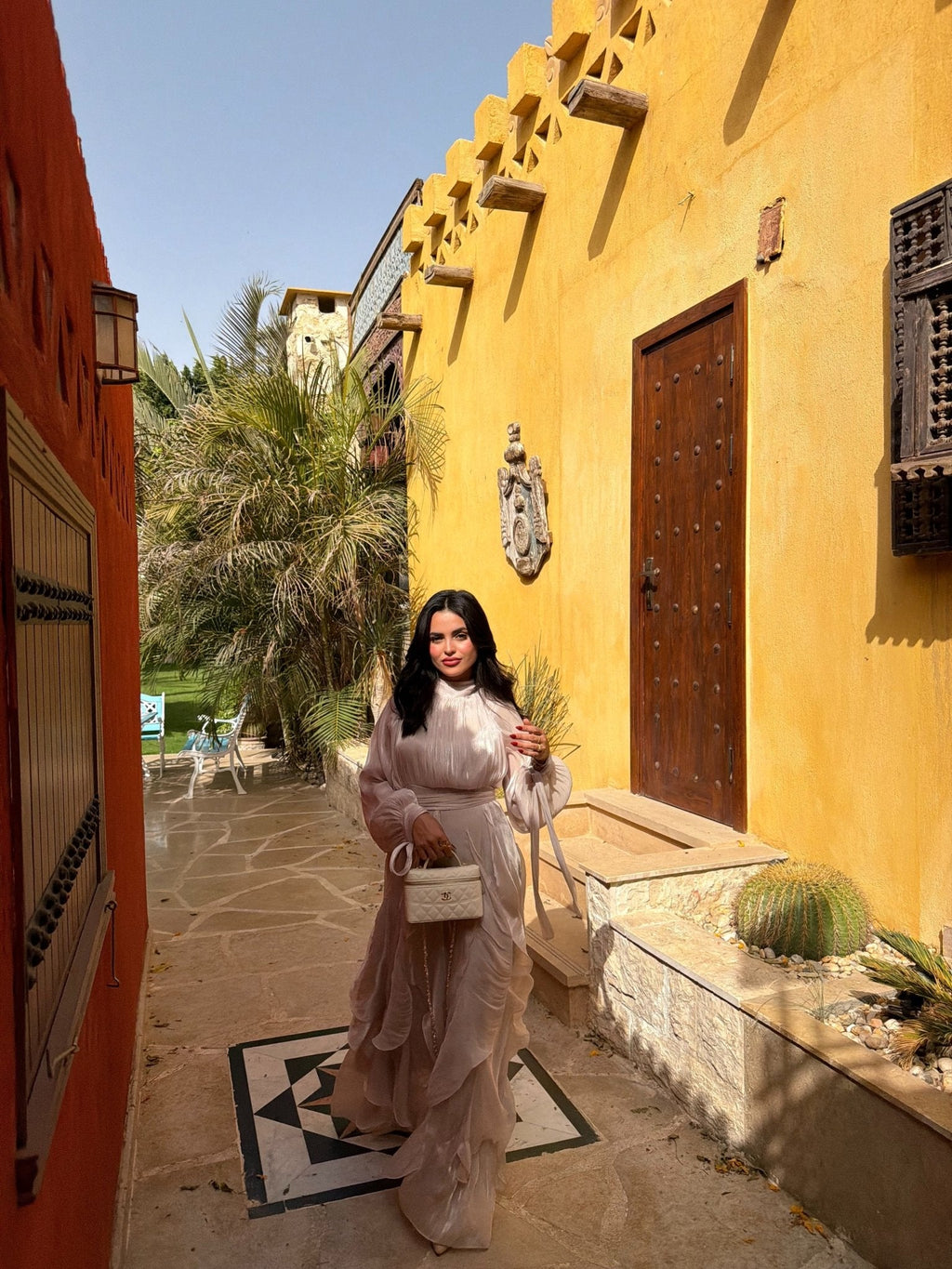 Robe Arabella Beige