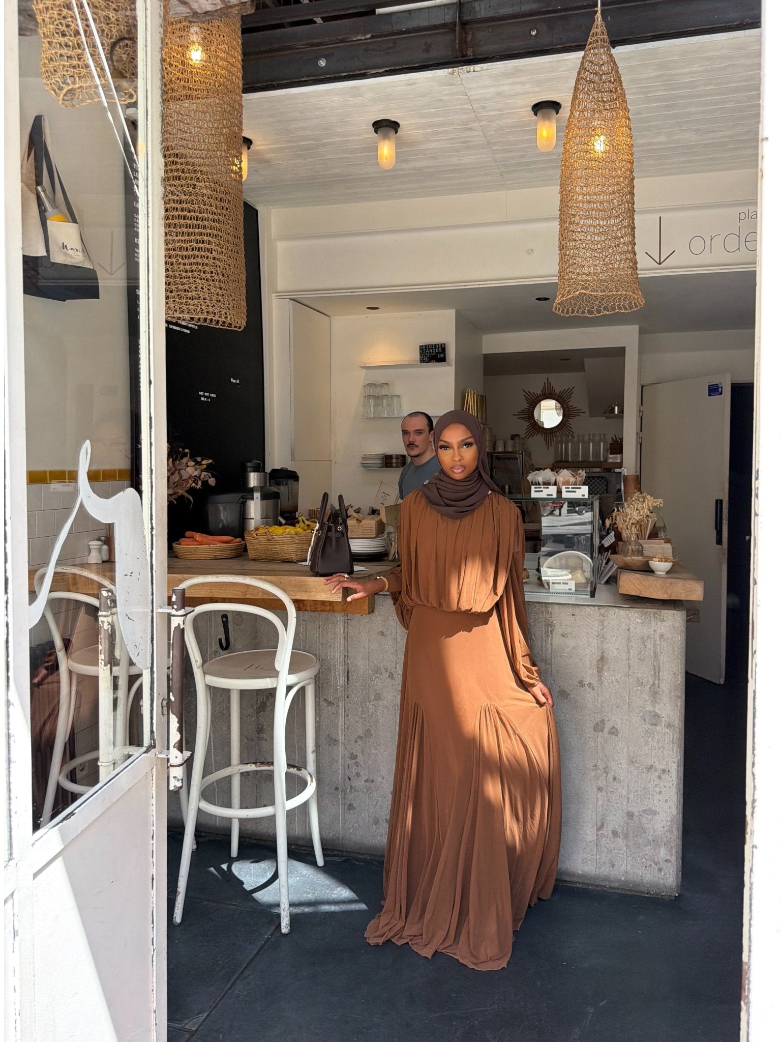 Robe Constance - Marron