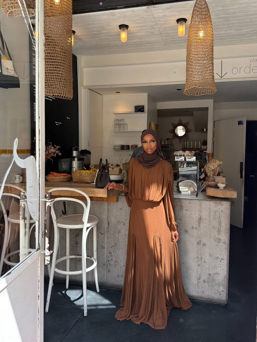Robe Constance - Marron