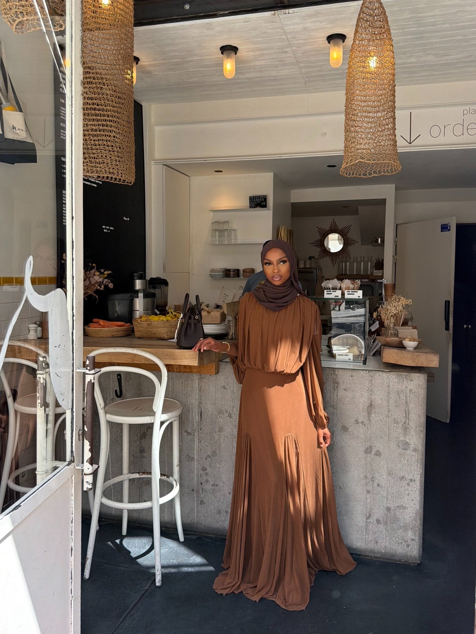 Robe Constance - Marron