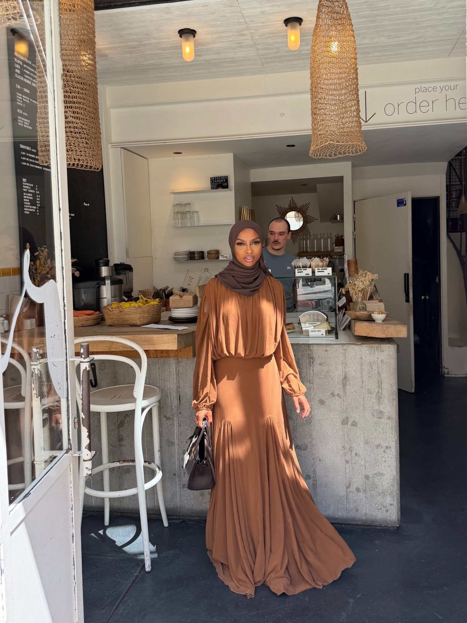 Robe Constance - Marron