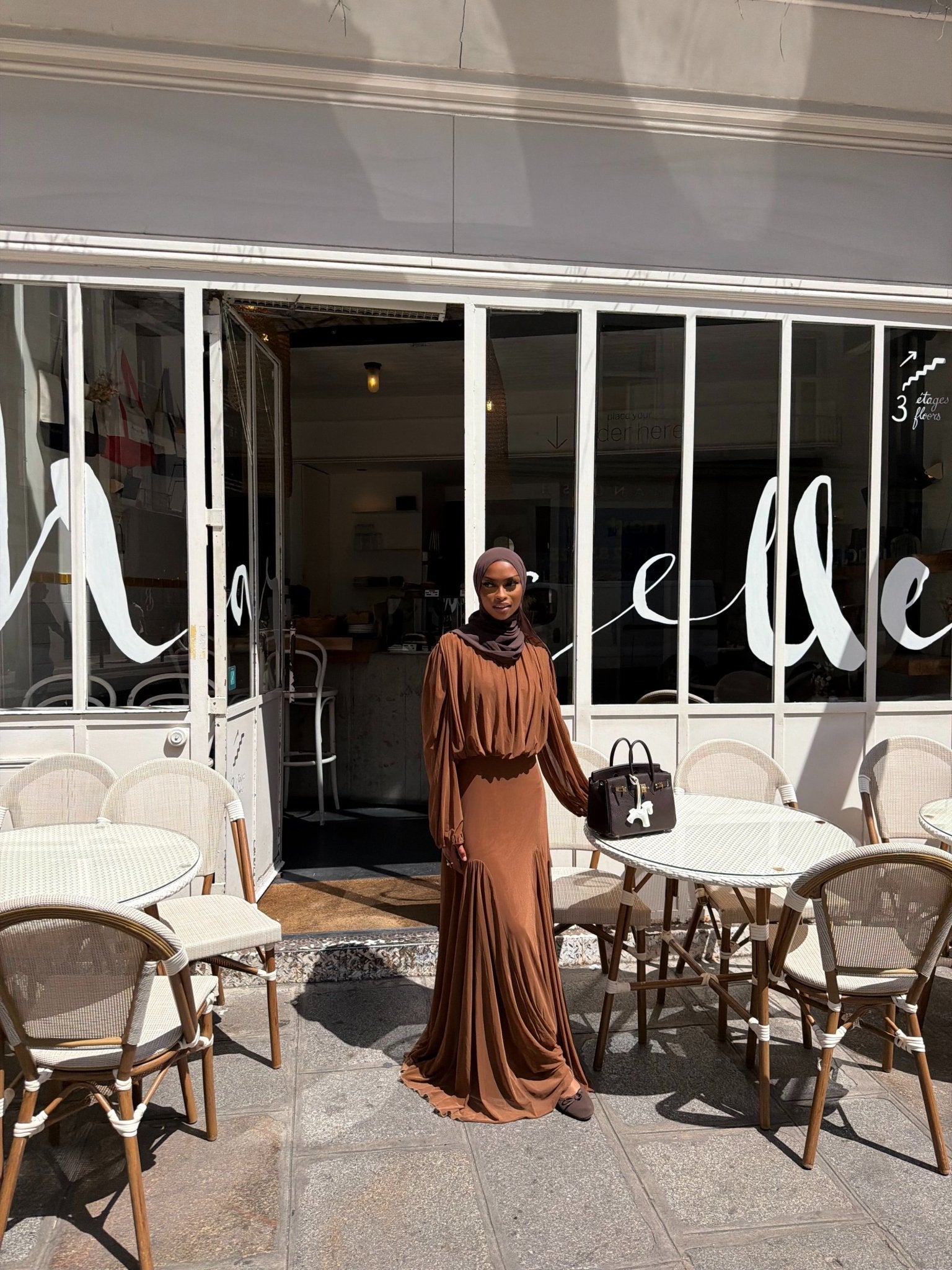 Robe Constance - Marron
