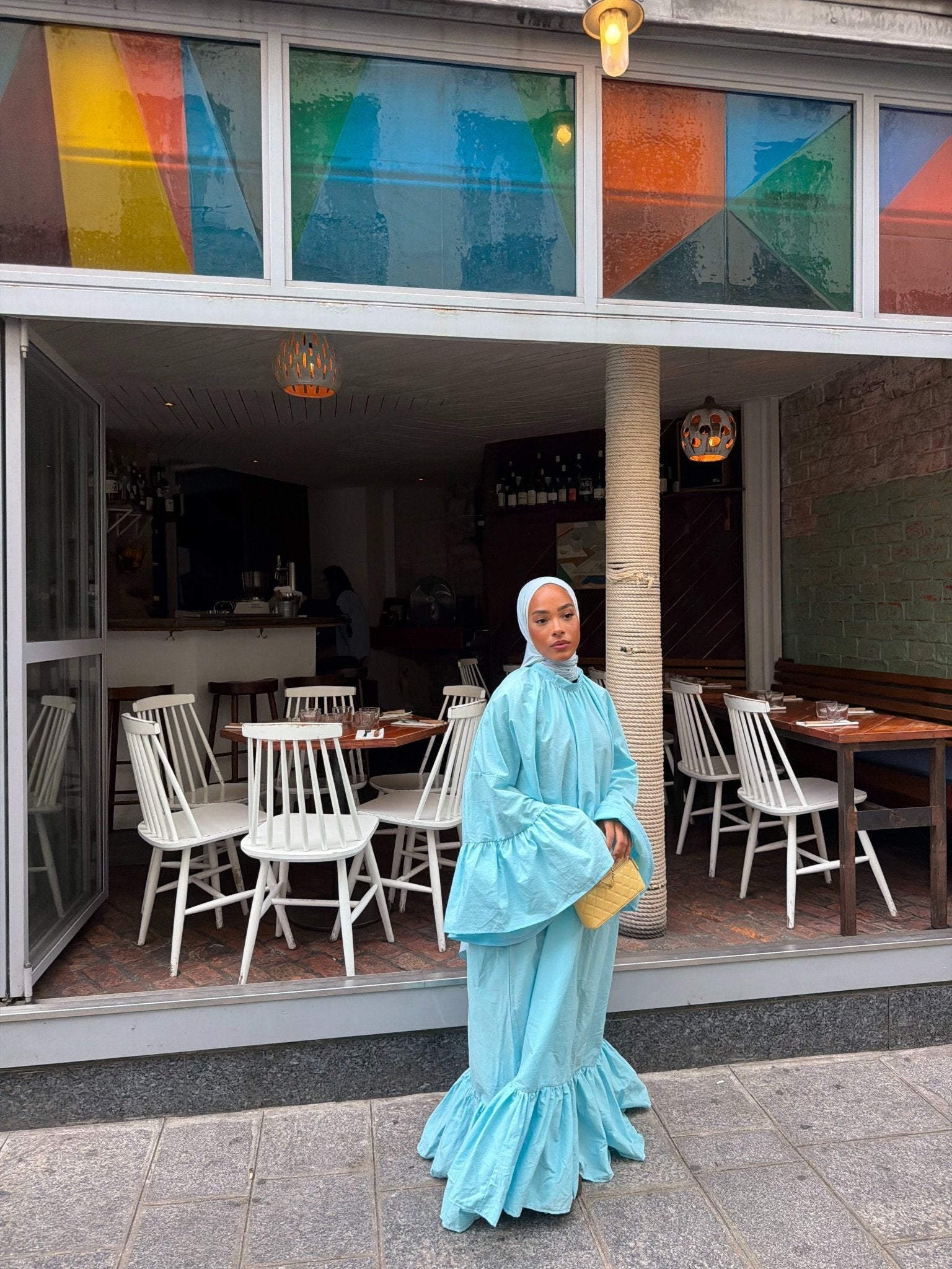 Robe Leyna - Bleu ciel