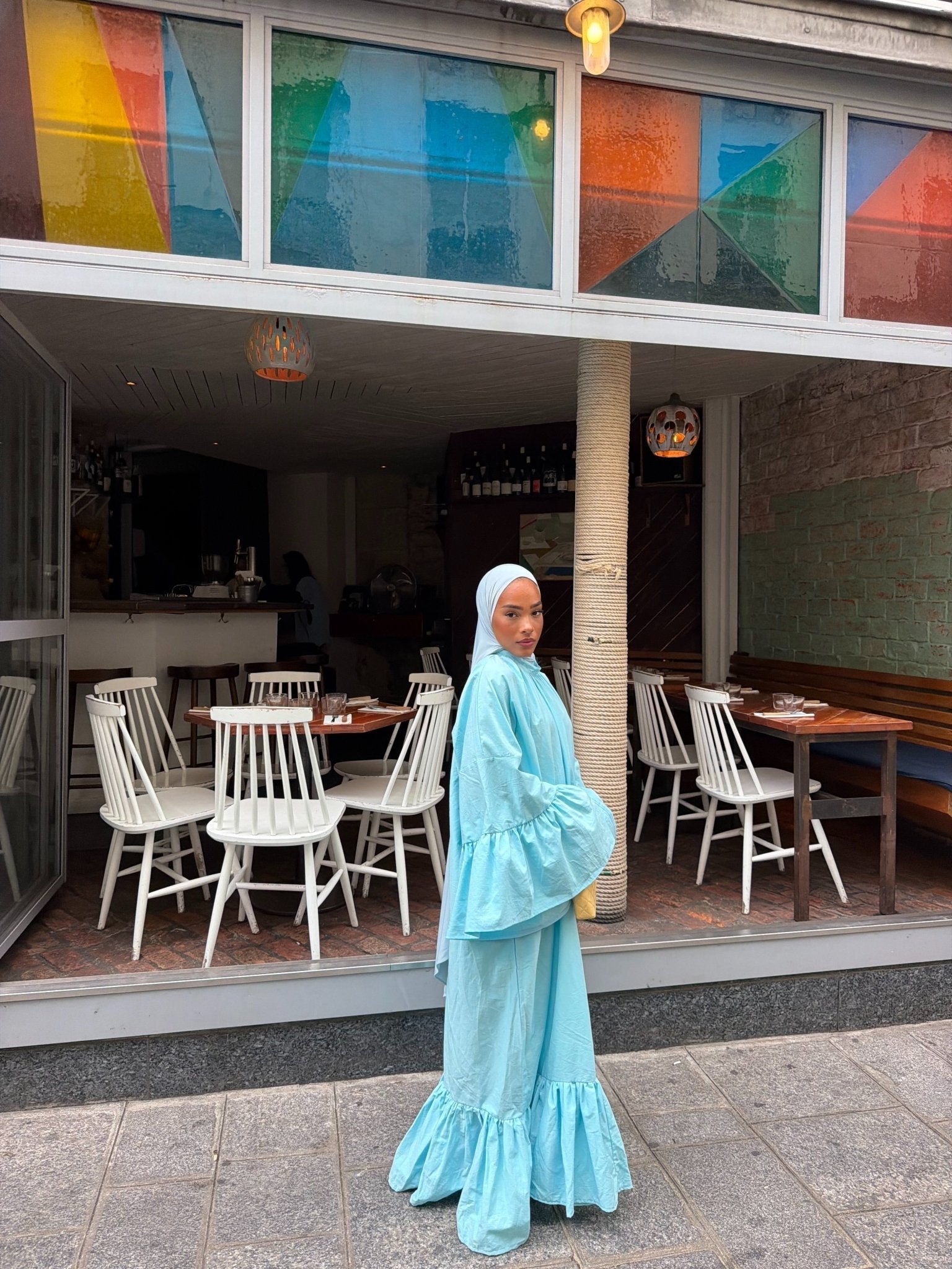 Robe Leyna - Bleu ciel