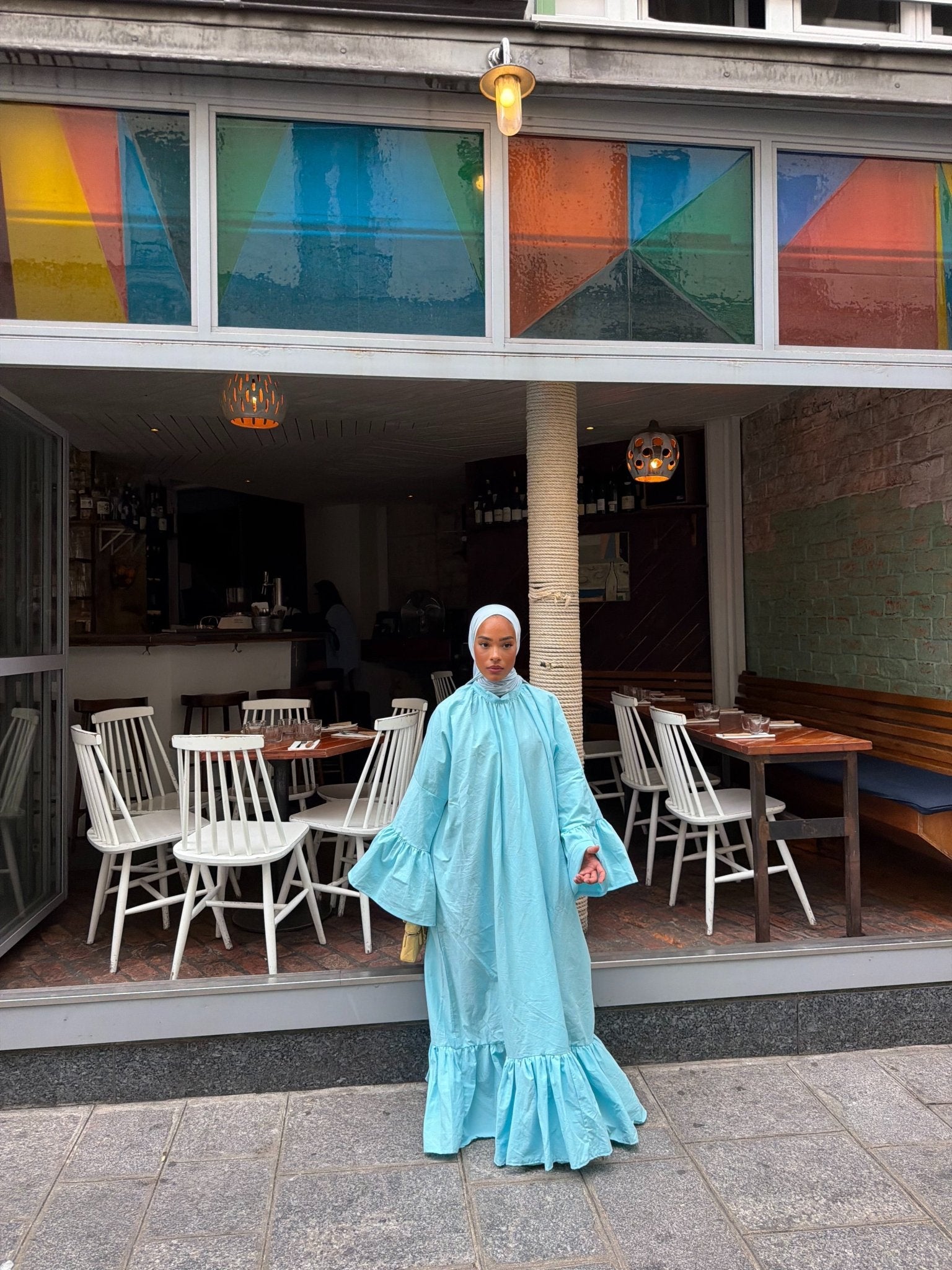 Robe Leyna - Bleu ciel