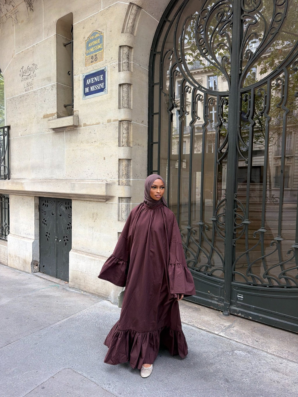 Robe Leyna - Chocolat