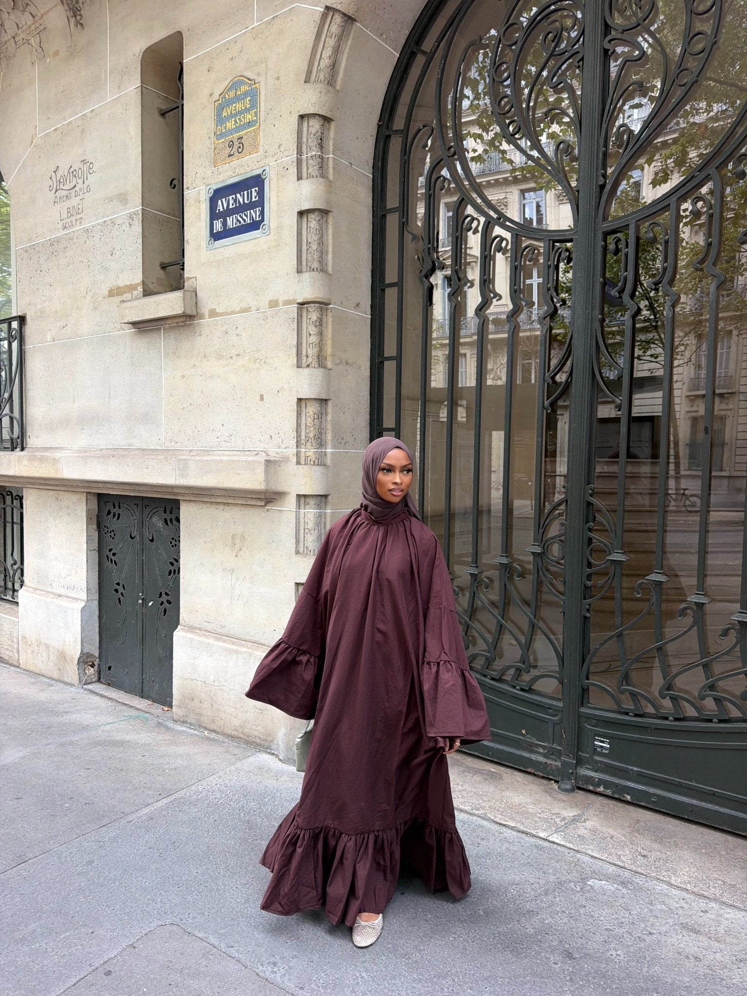 Robe Leyna - Chocolat