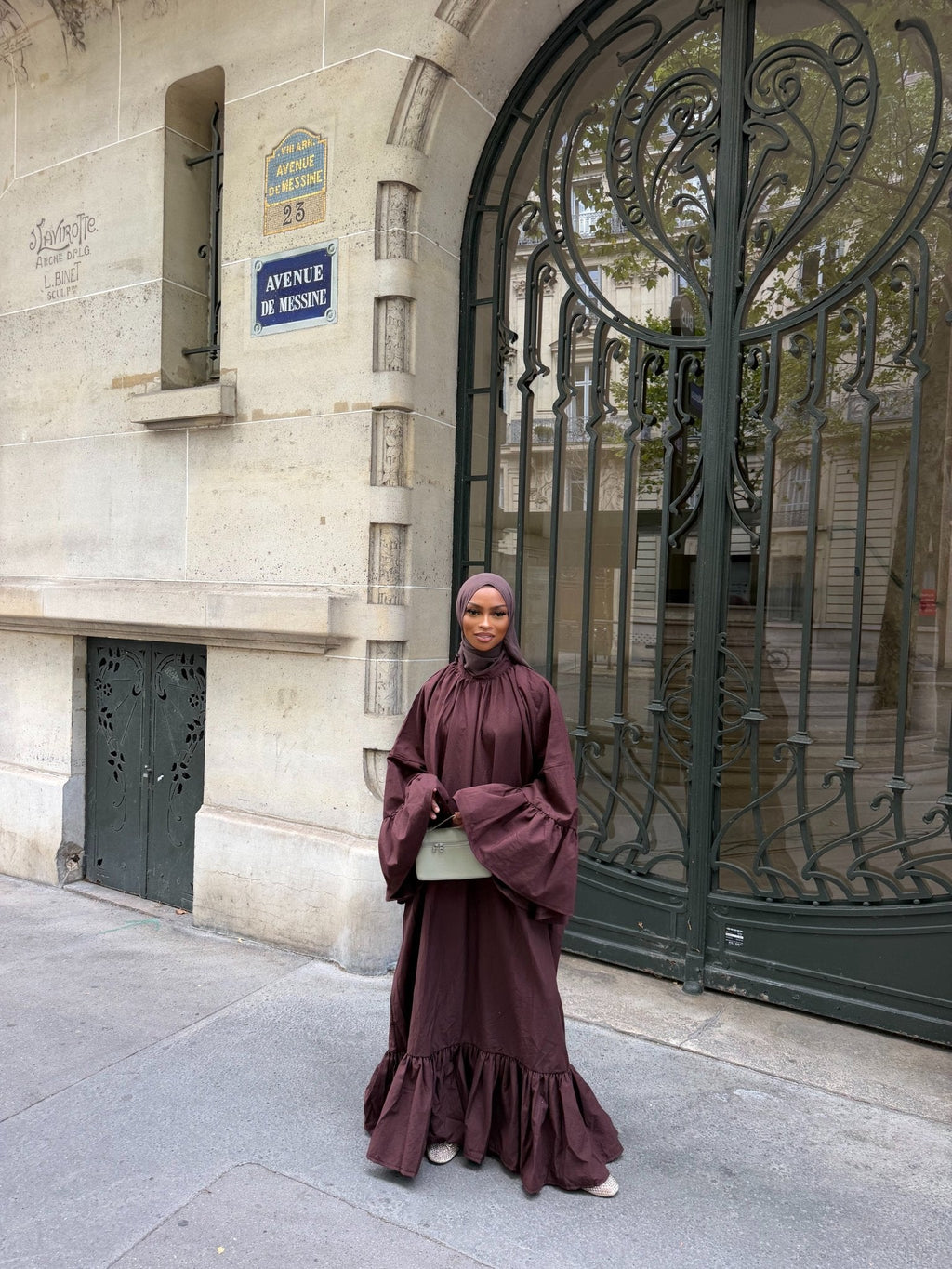 Robe Leyna - Chocolat