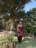 Set Kimono Occident Marron