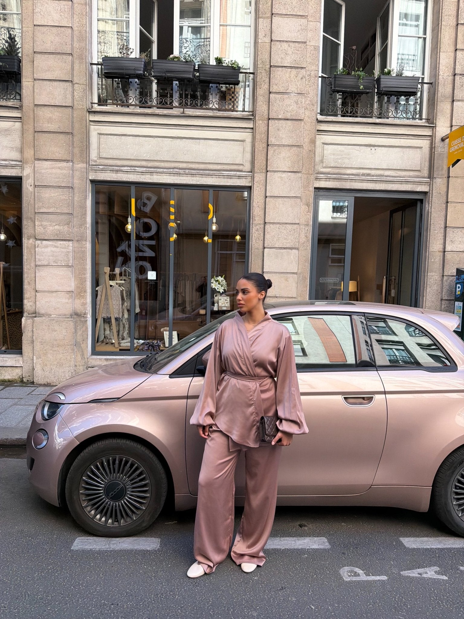 Set Kimono Occident Vieux-Rose