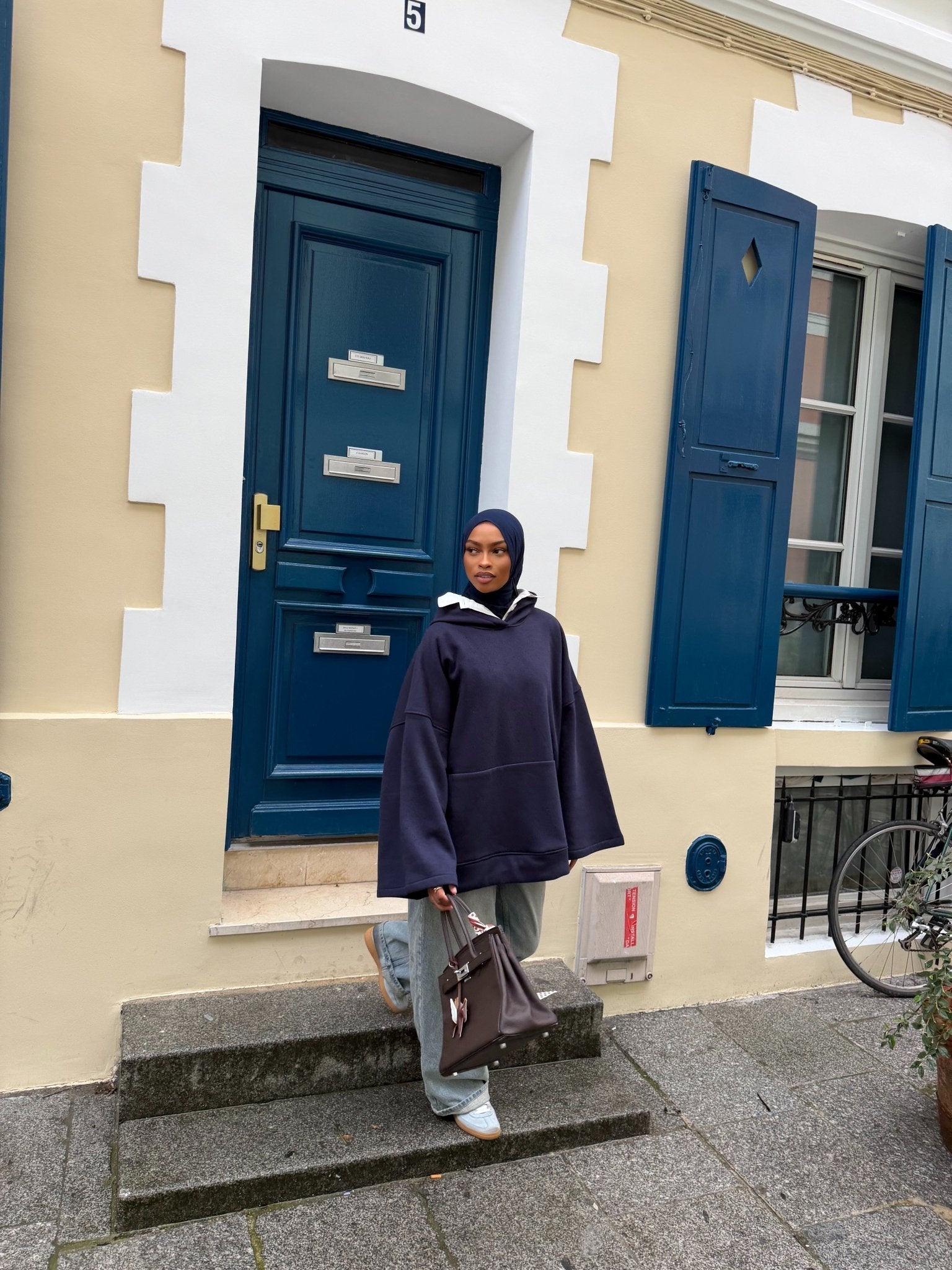 Sweat Oversize Naïla Bleu Nuit