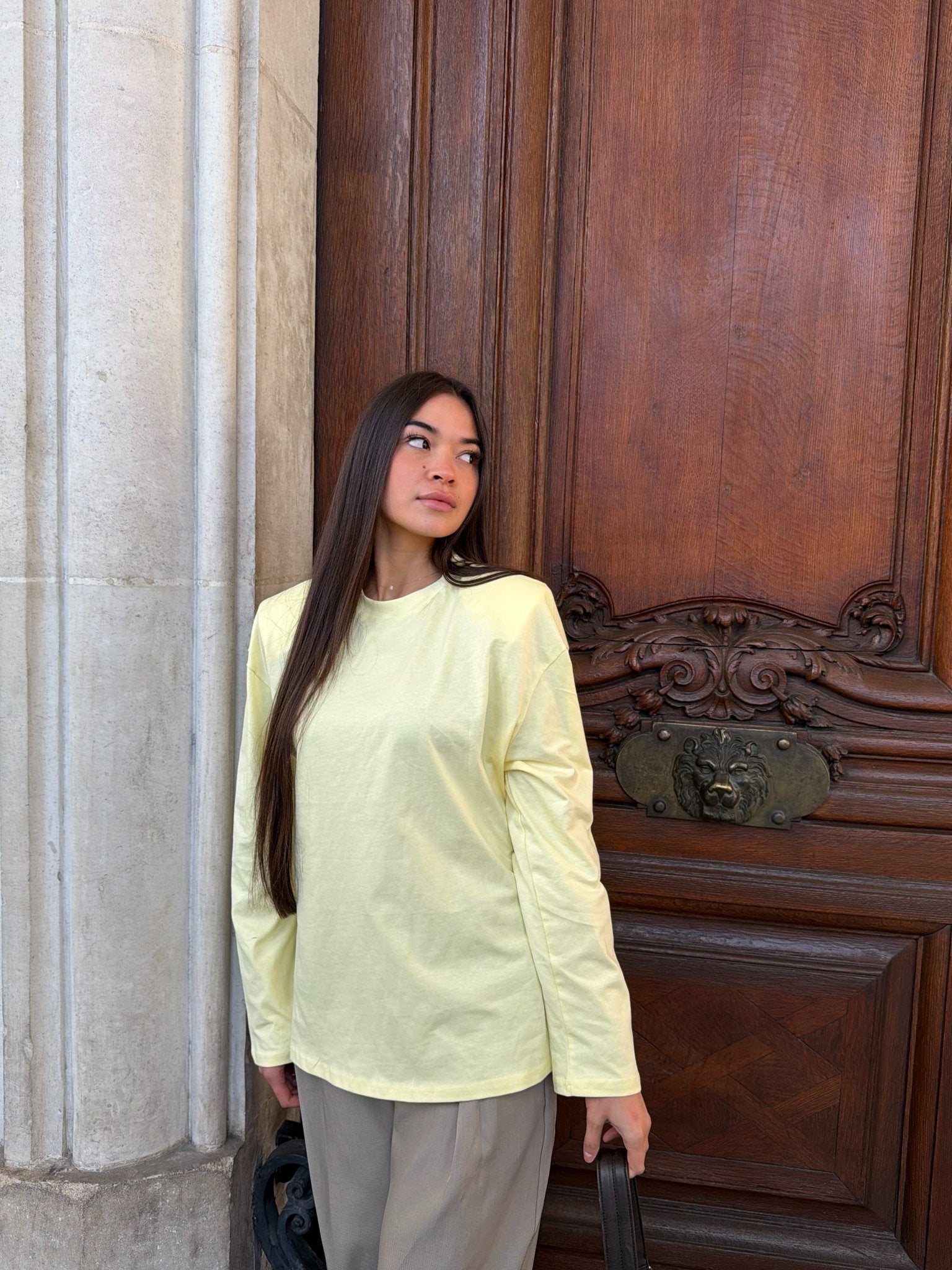 T-shirt à Épaulette Cactus Daria Jaune