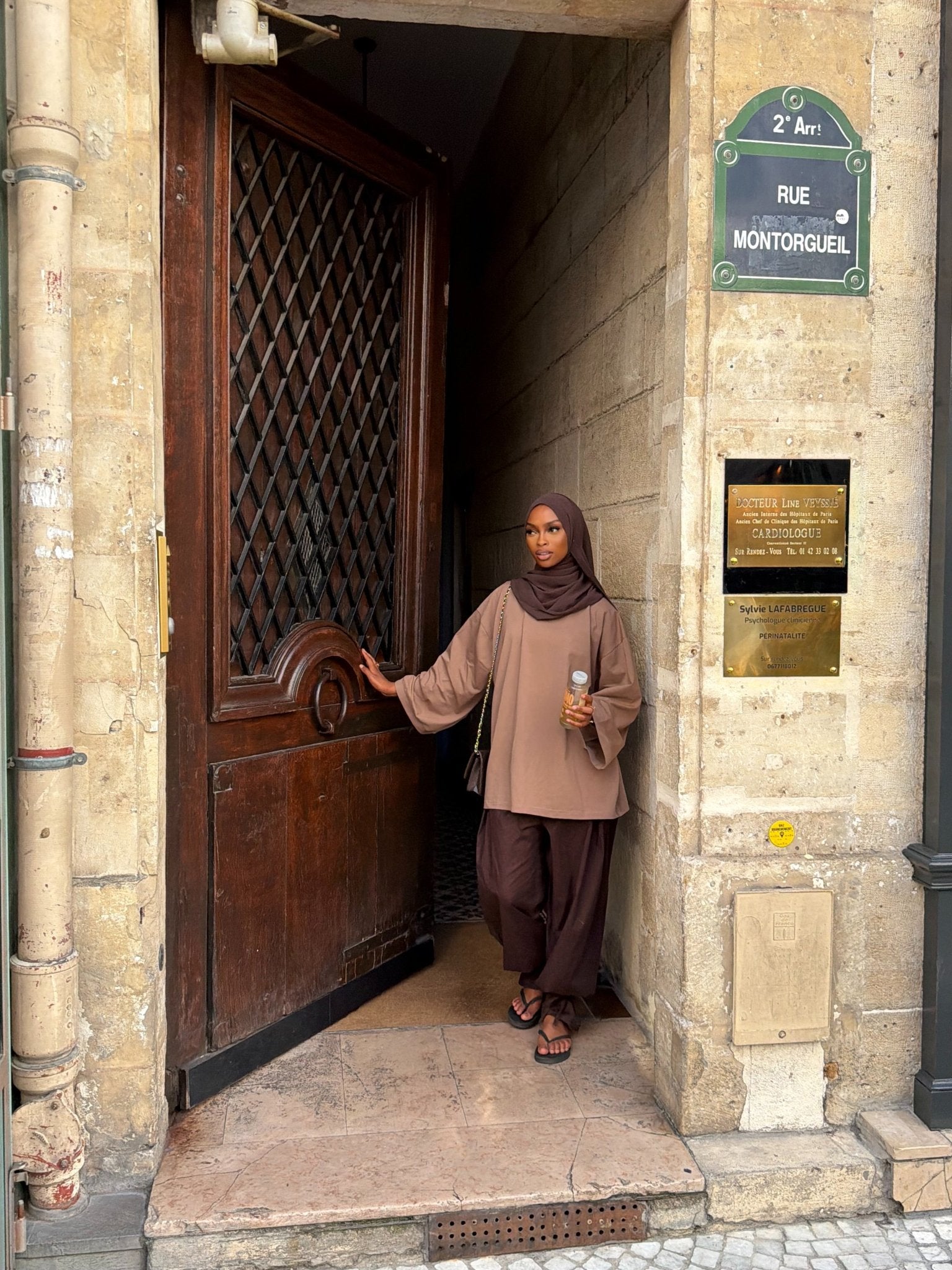 T-shirt Oversize  Inaya Café au lait