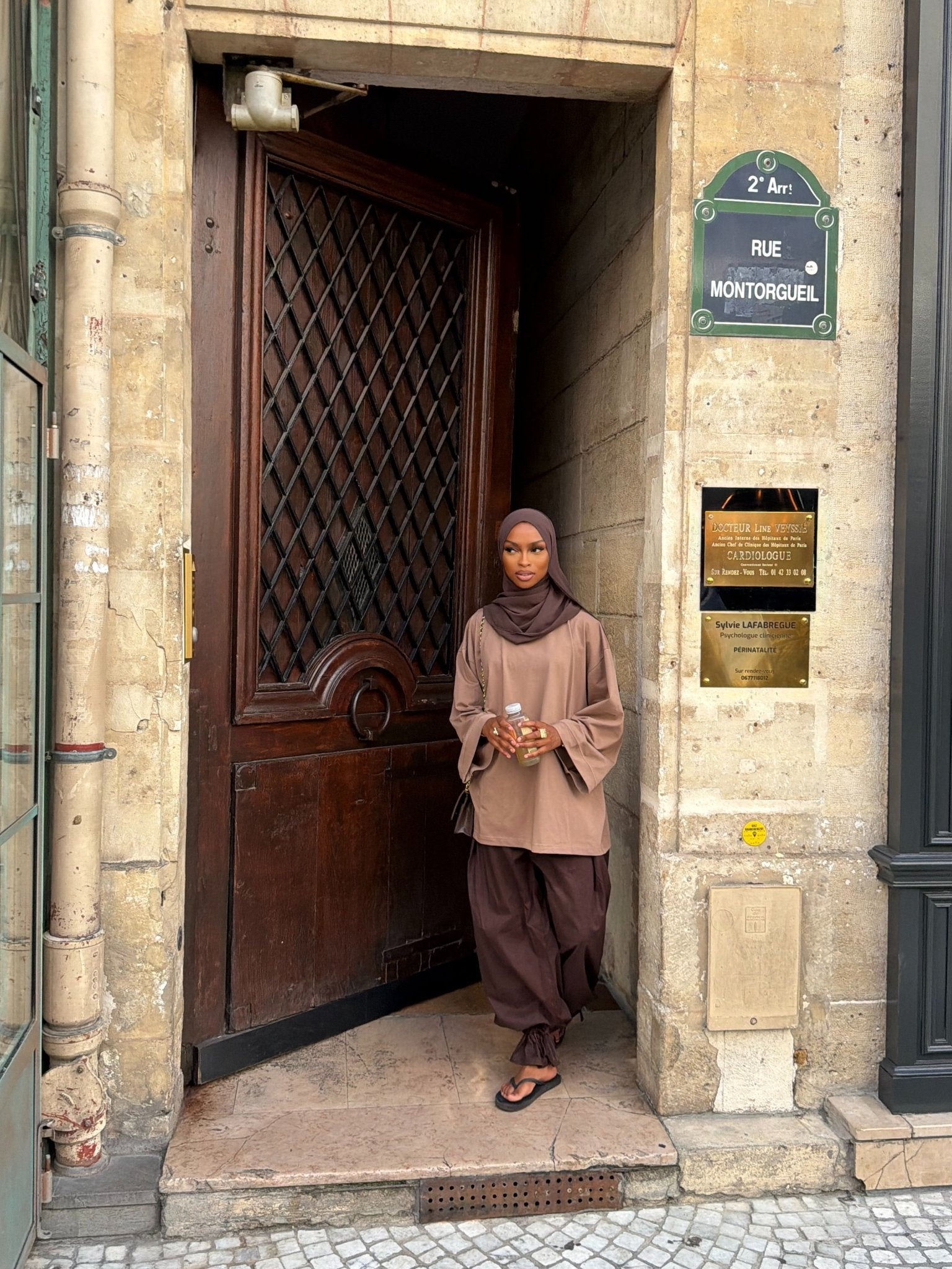T-shirt Oversize  Inaya Café au lait