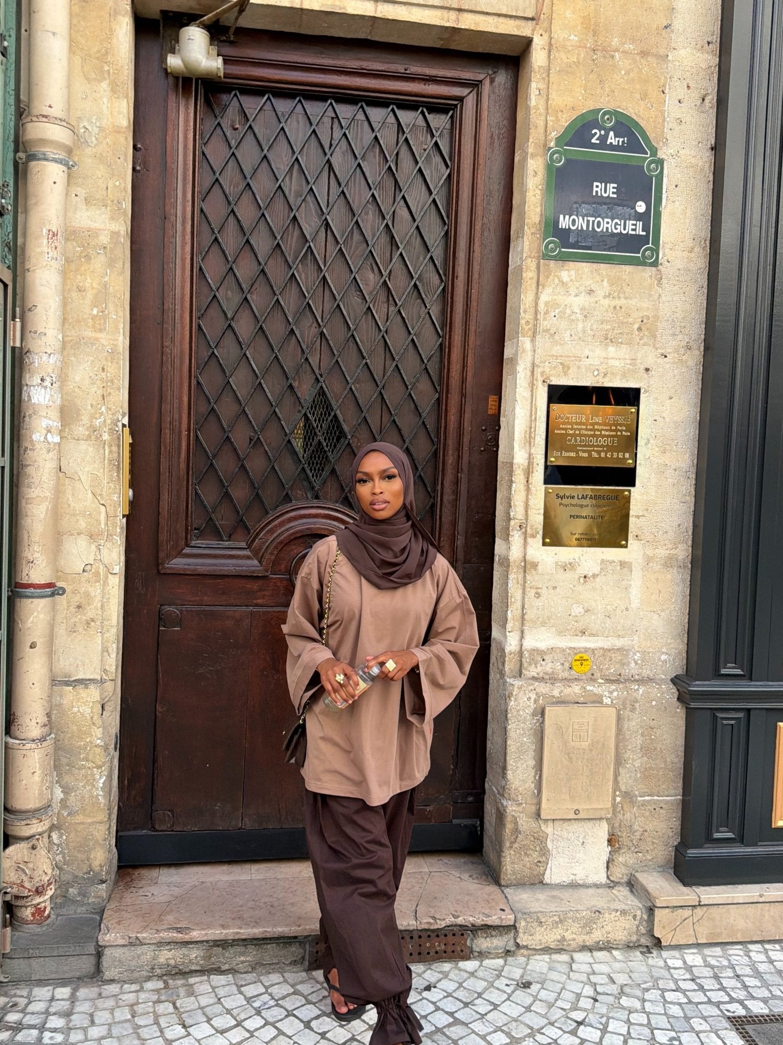 T-shirt Oversize  Inaya Café au lait