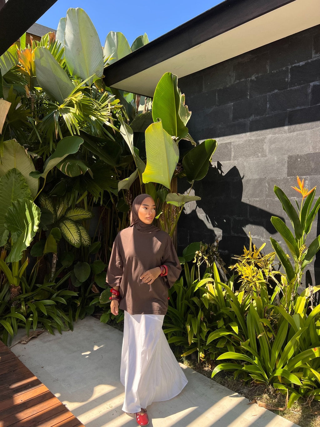 T-shirt Oversize  Inaya Marron