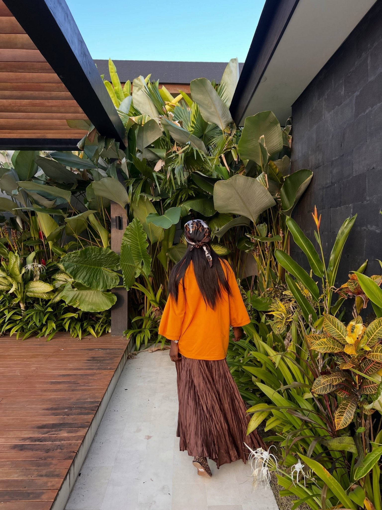 T-shirt Oversize  Inaya Orange