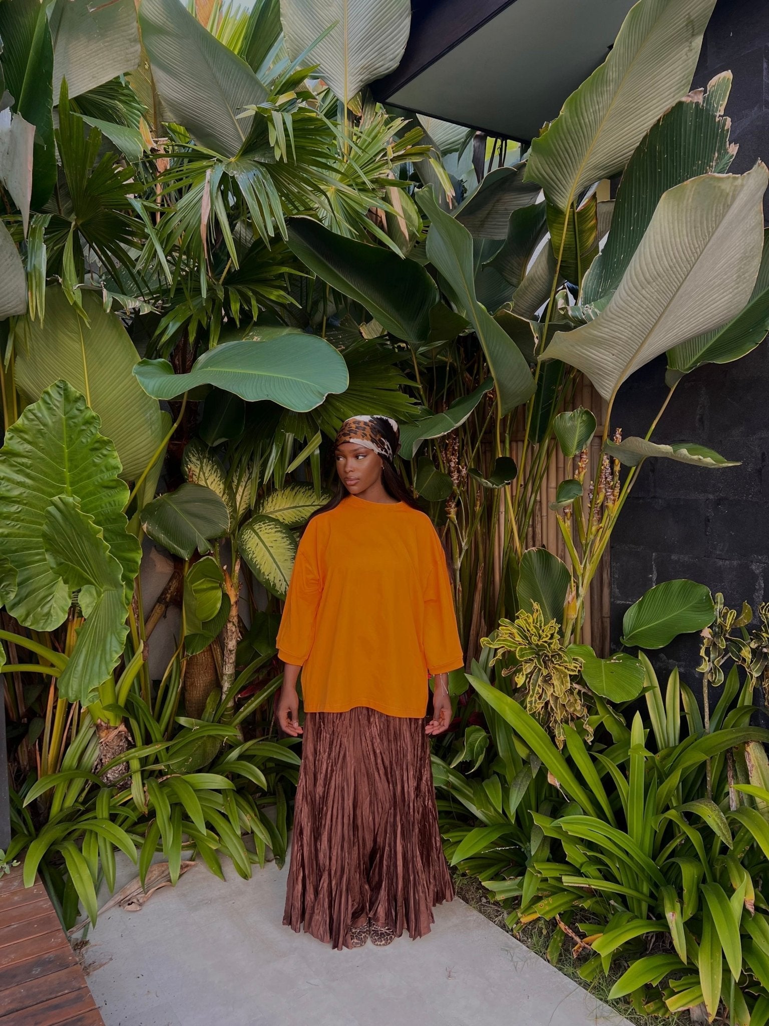 T-shirt Oversize  Inaya Orange