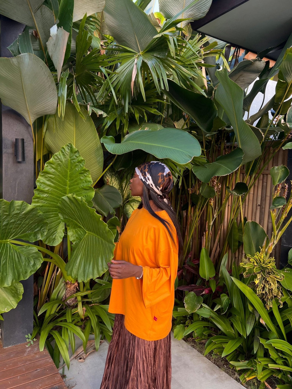 T-shirt Oversize  Inaya Orange