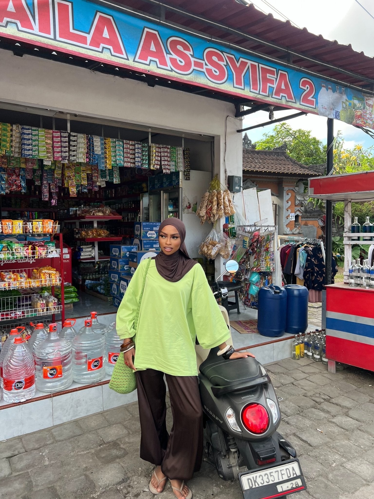 T-shirt Oversize  Inaya Vert Anis