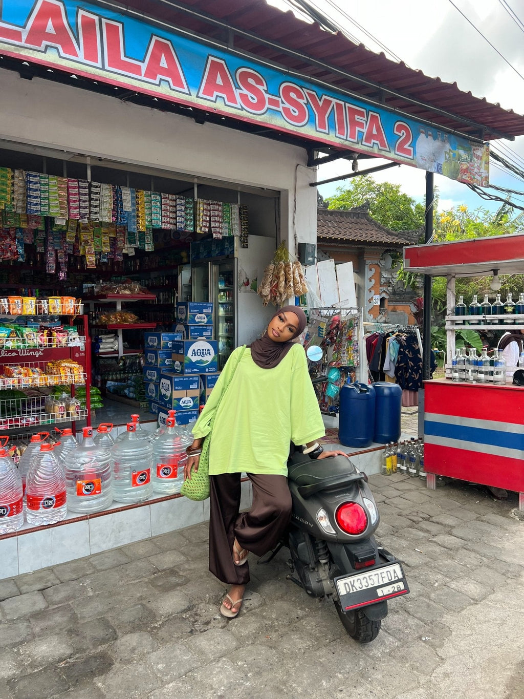 T-shirt Oversize  Inaya Vert Anis