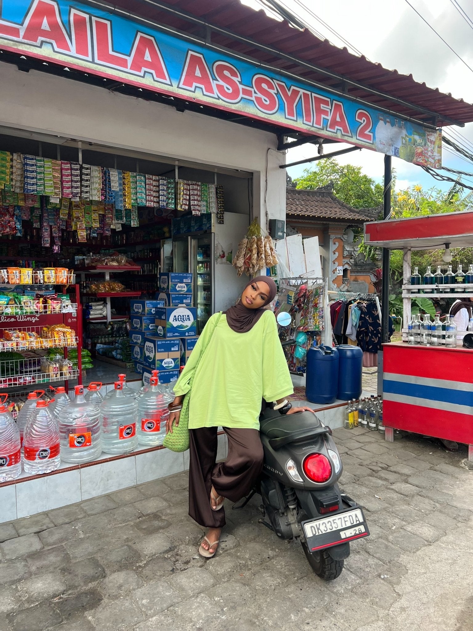 T-shirt Oversize  Inaya Vert Anis
