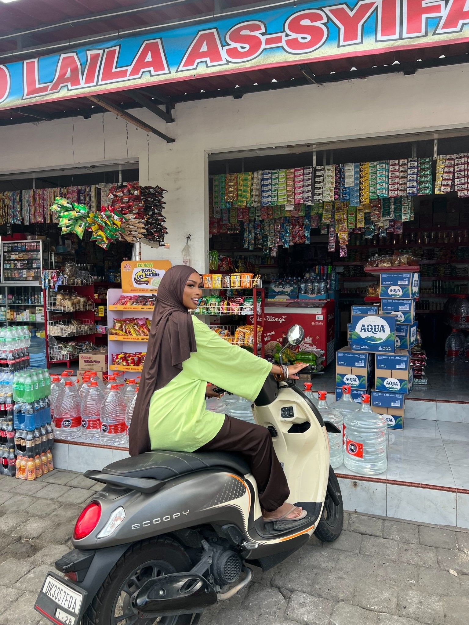 T-shirt Oversize  Inaya Vert Anis