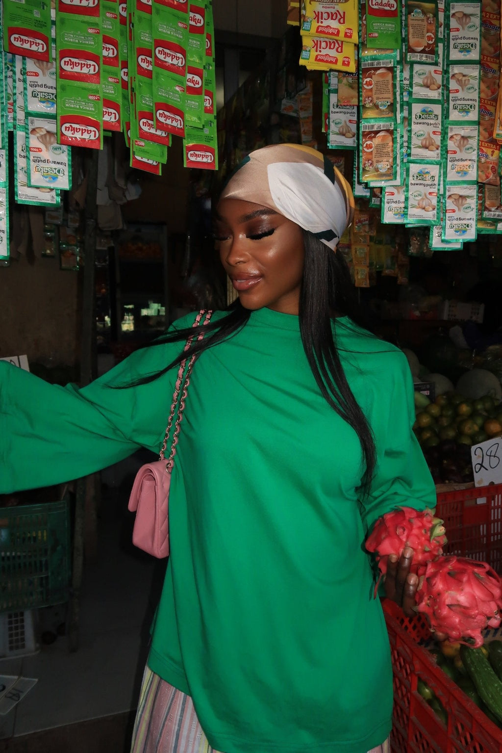 T-shirt Oversize  Inaya Vert Gazon