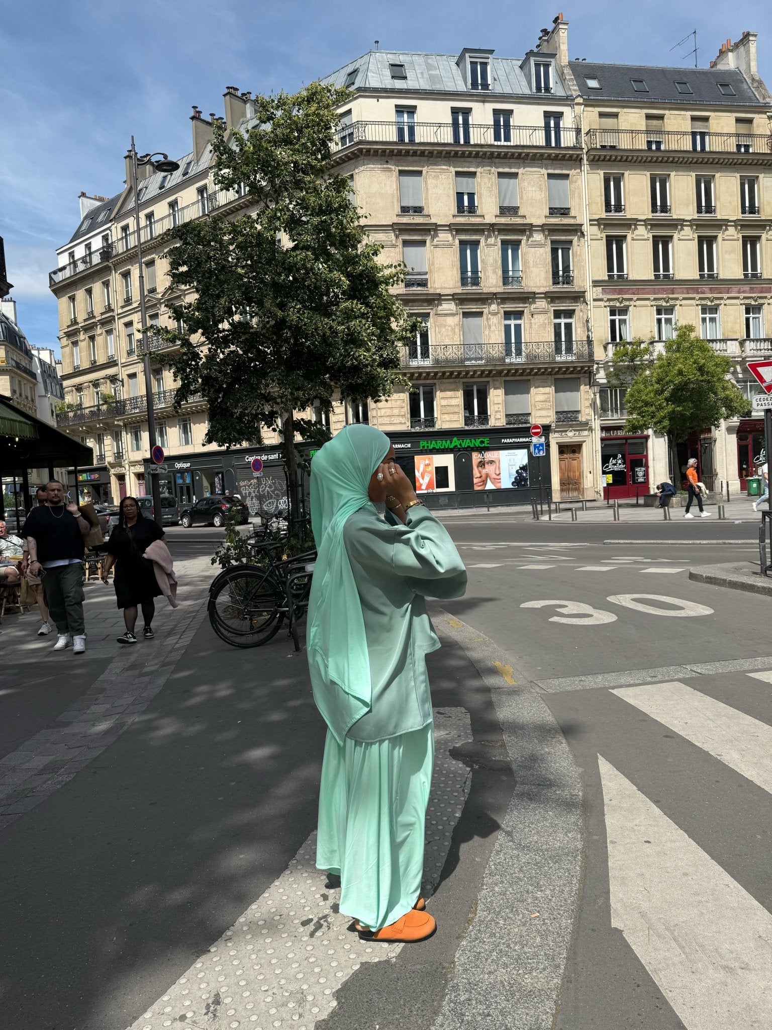 T-shirt Oversize Vieux Vert