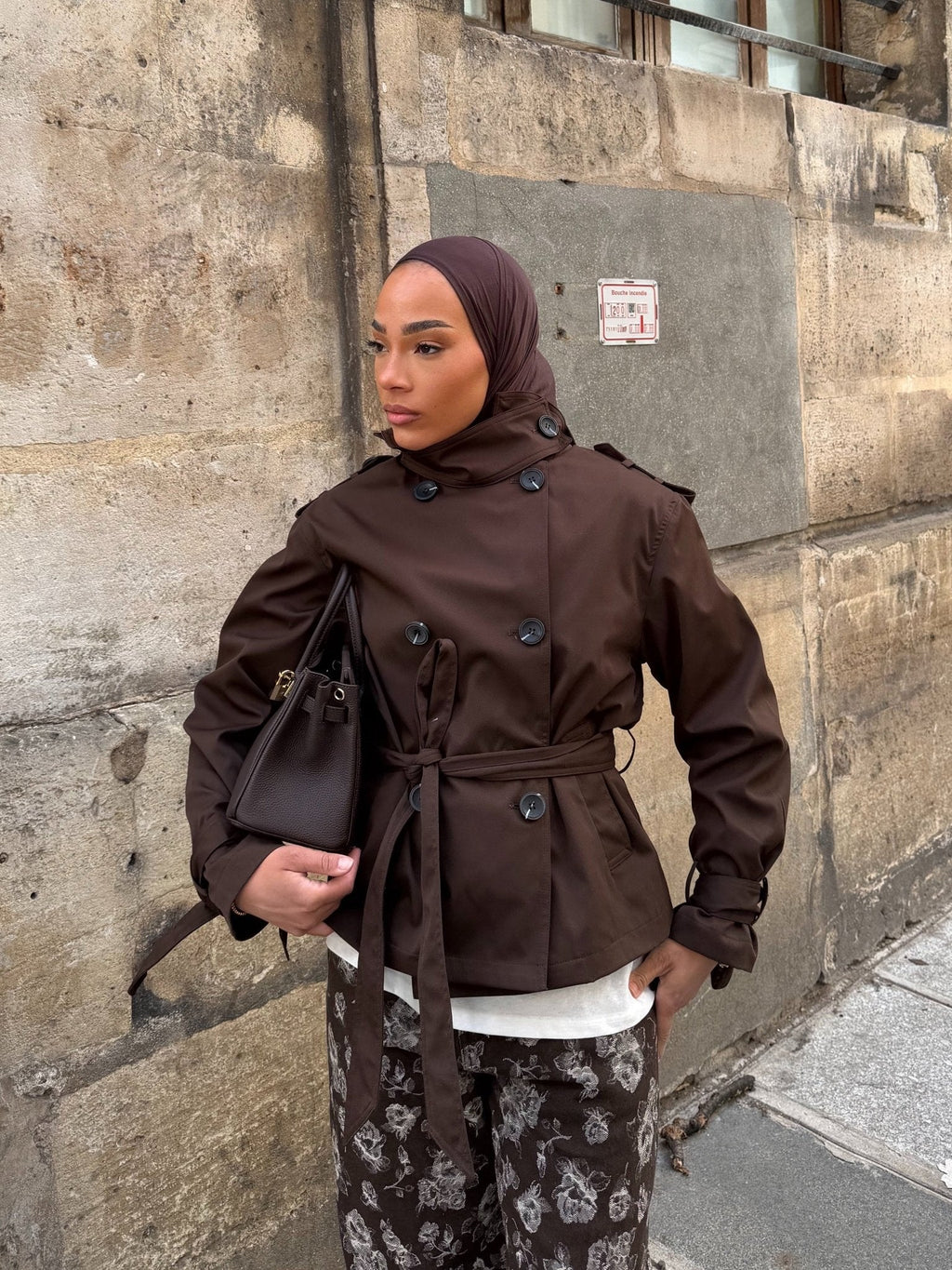 Trench Court Manhattan Marron