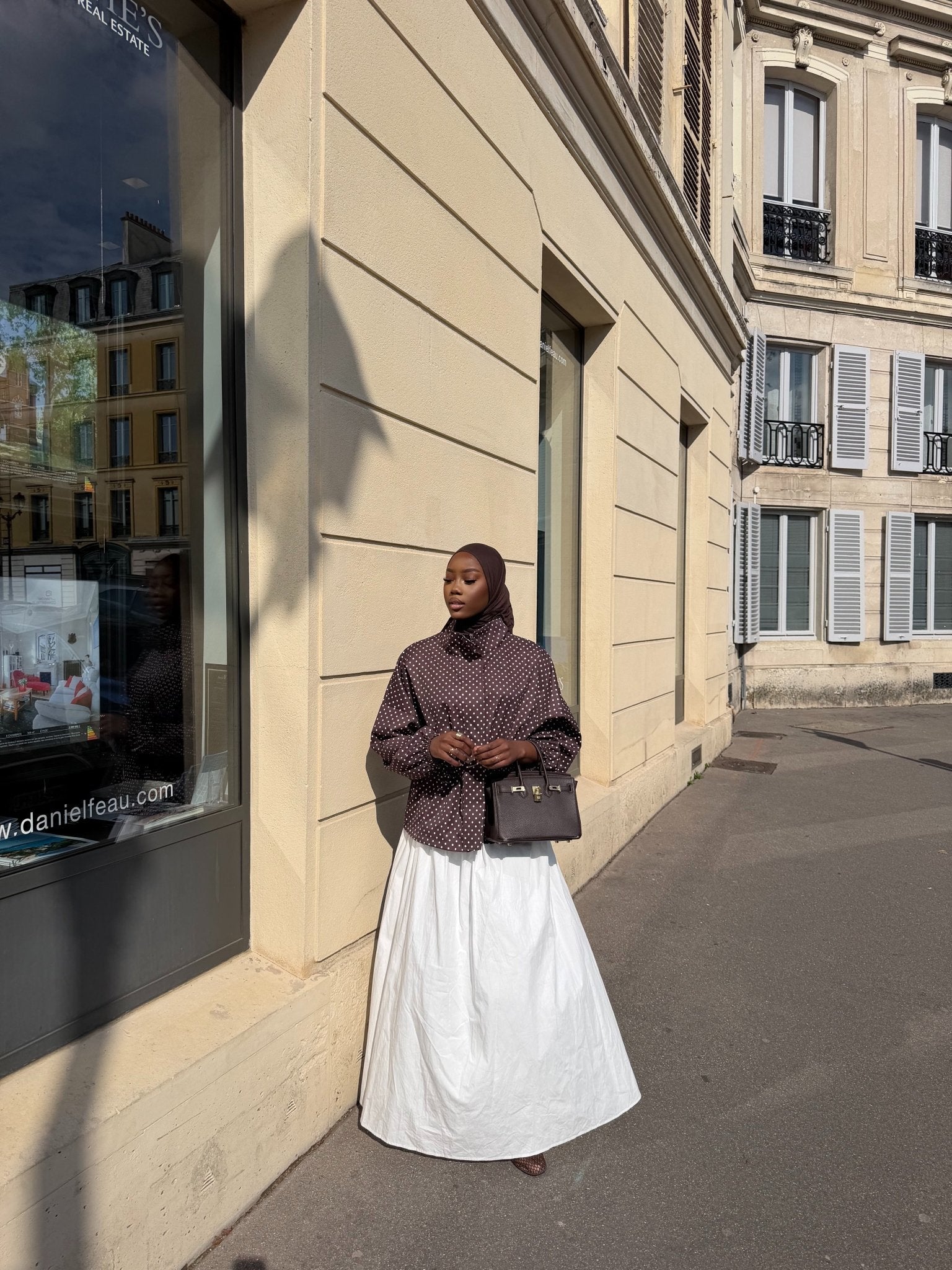 Veste Lola Marron (Pois blancs)