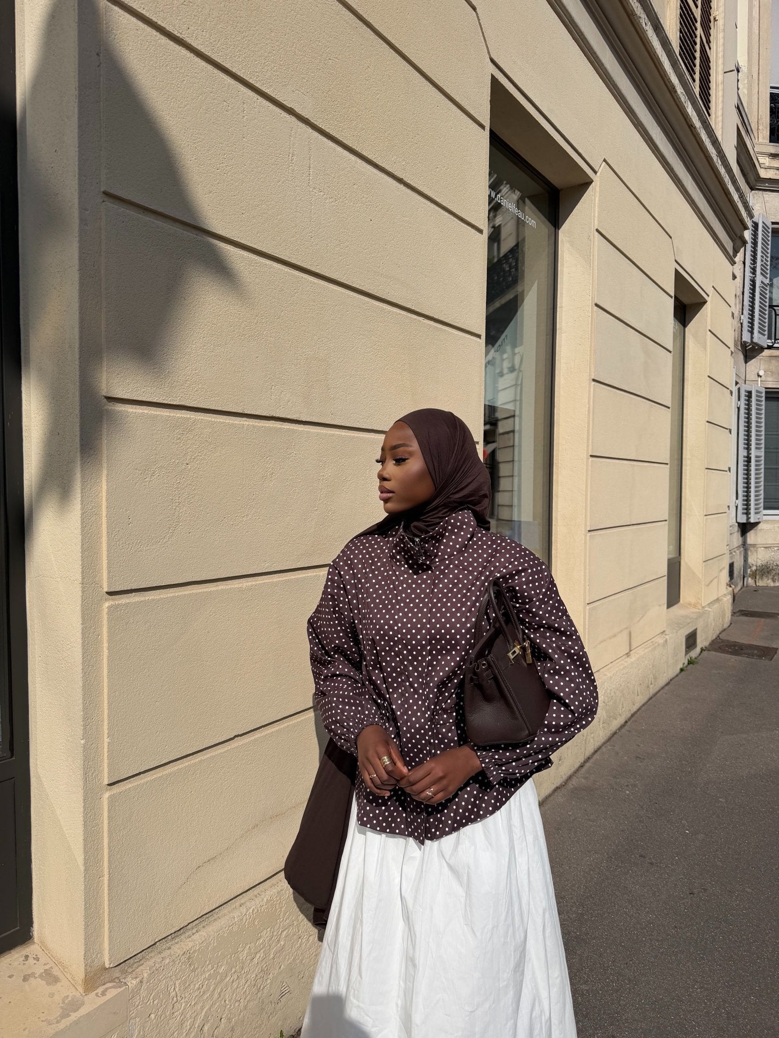 Veste Lola Marron (Pois blancs)