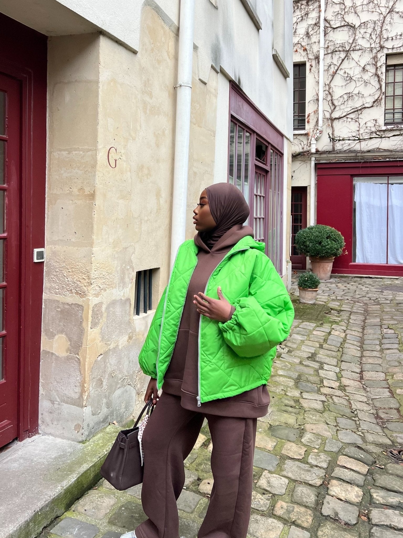Veste Matelassé Ohio Vert Lime