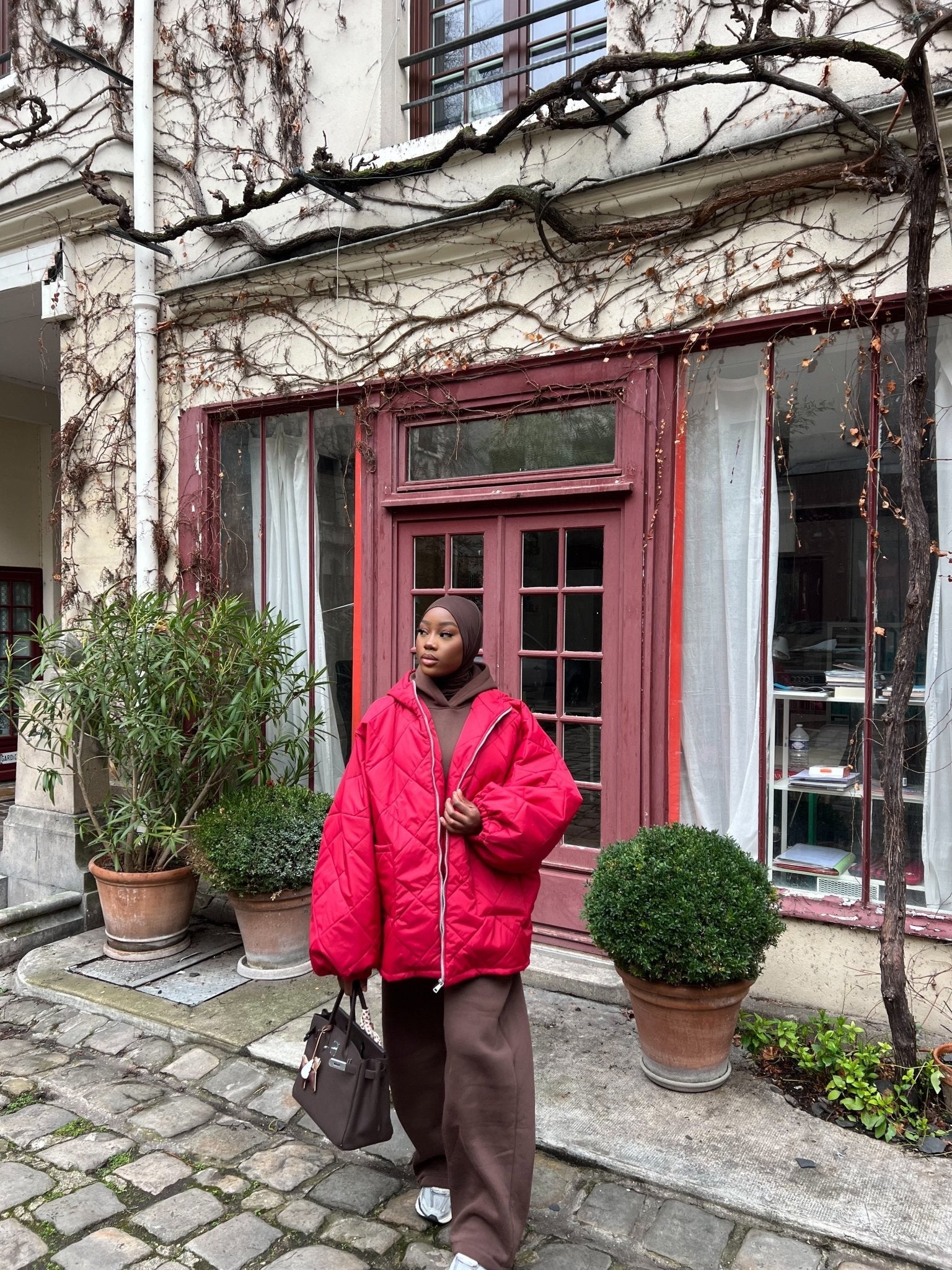 Veste Matelassé Rouge Ohio
