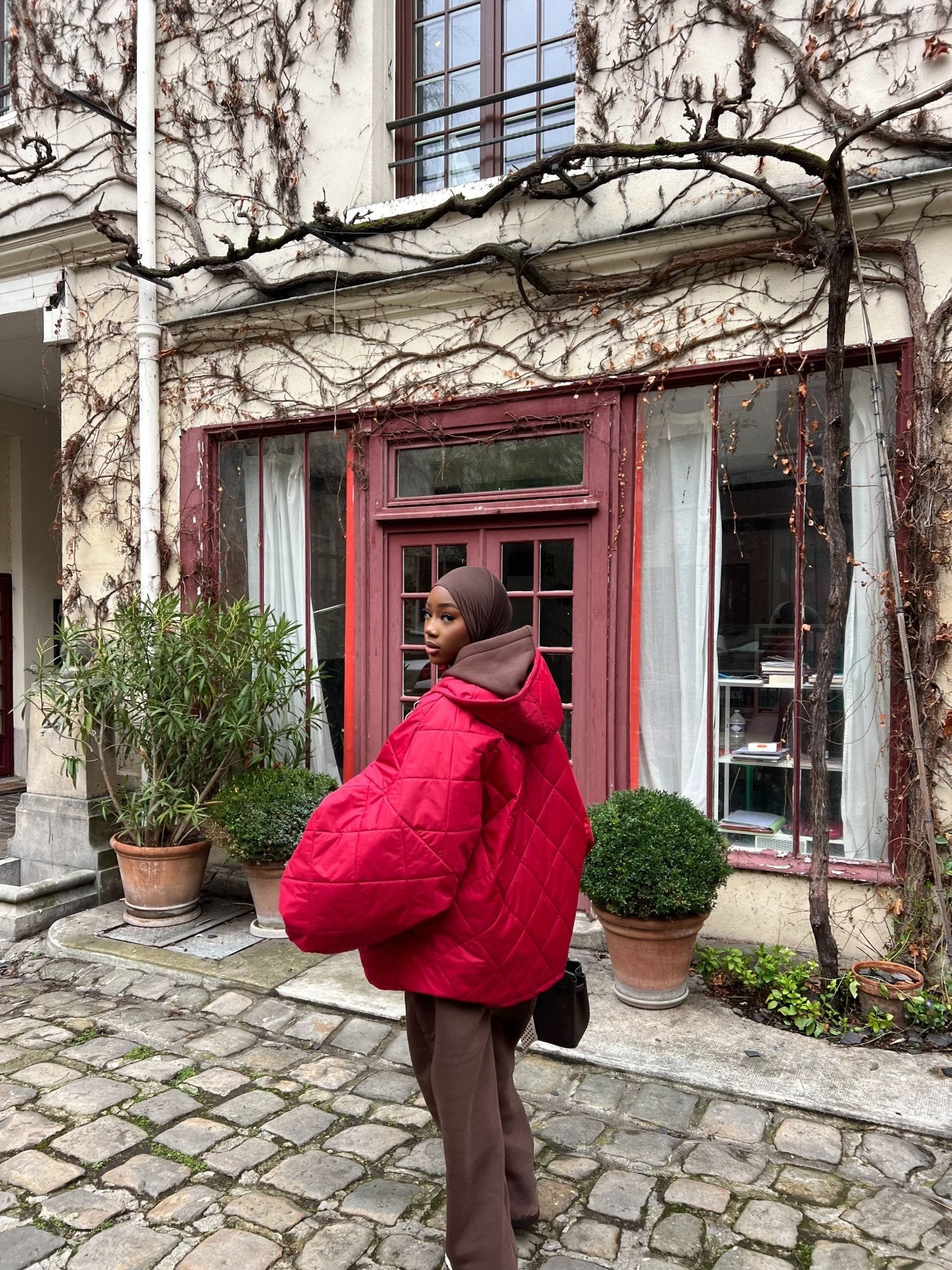 Veste Matelassé Rouge Ohio